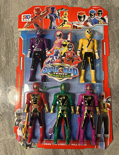 Power rangers figure set - yb,