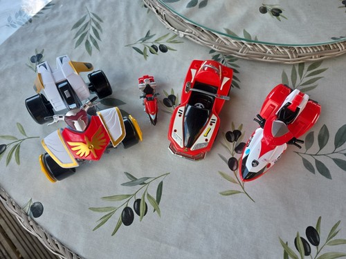 Power rangers vehicles - vehicles, x4